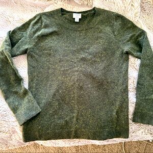 Jcrew Teddie green wool/cotton